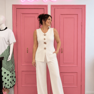 Conjuntos y trajes de mujer en Las Lolas: Conjunto Pompeya Blanco