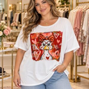 Camiseta Pato burdeos